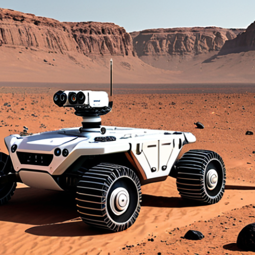 Image Prompt 1: Autonomous Martian Rover**