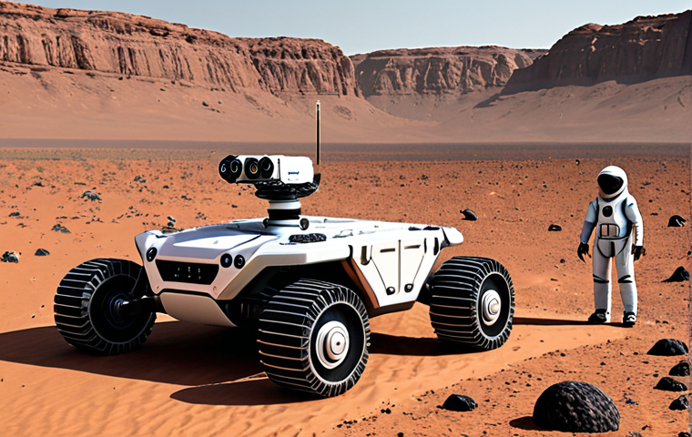 Image Prompt 1: Autonomous Martian Rover**